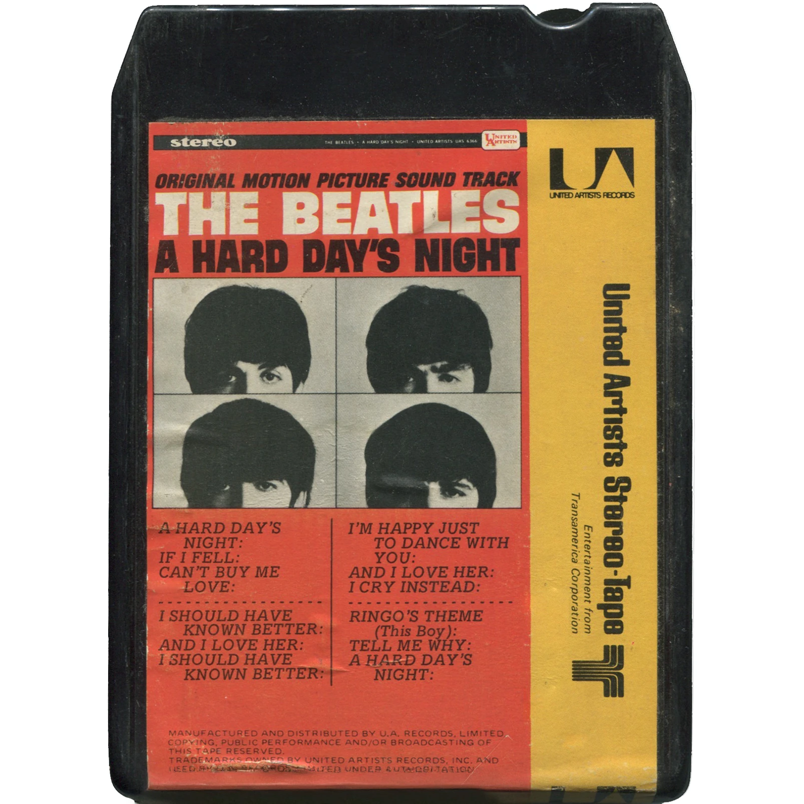 A Hard Day's Night (US Format), 8T.3006.UA2.2