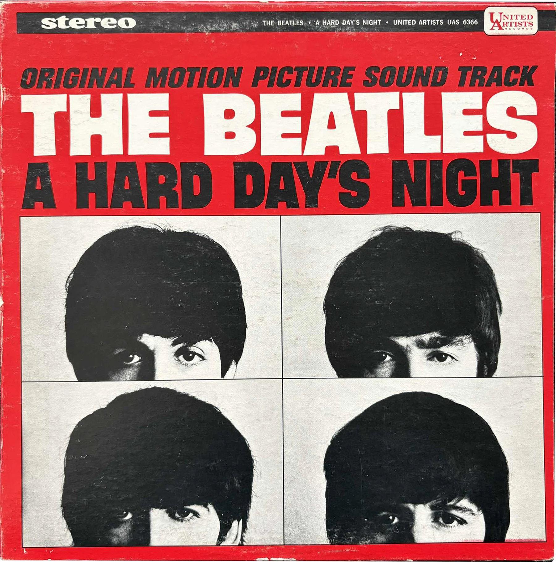 A Hard Day's Night (US Format), LP.6366.UA5.2, cover photo