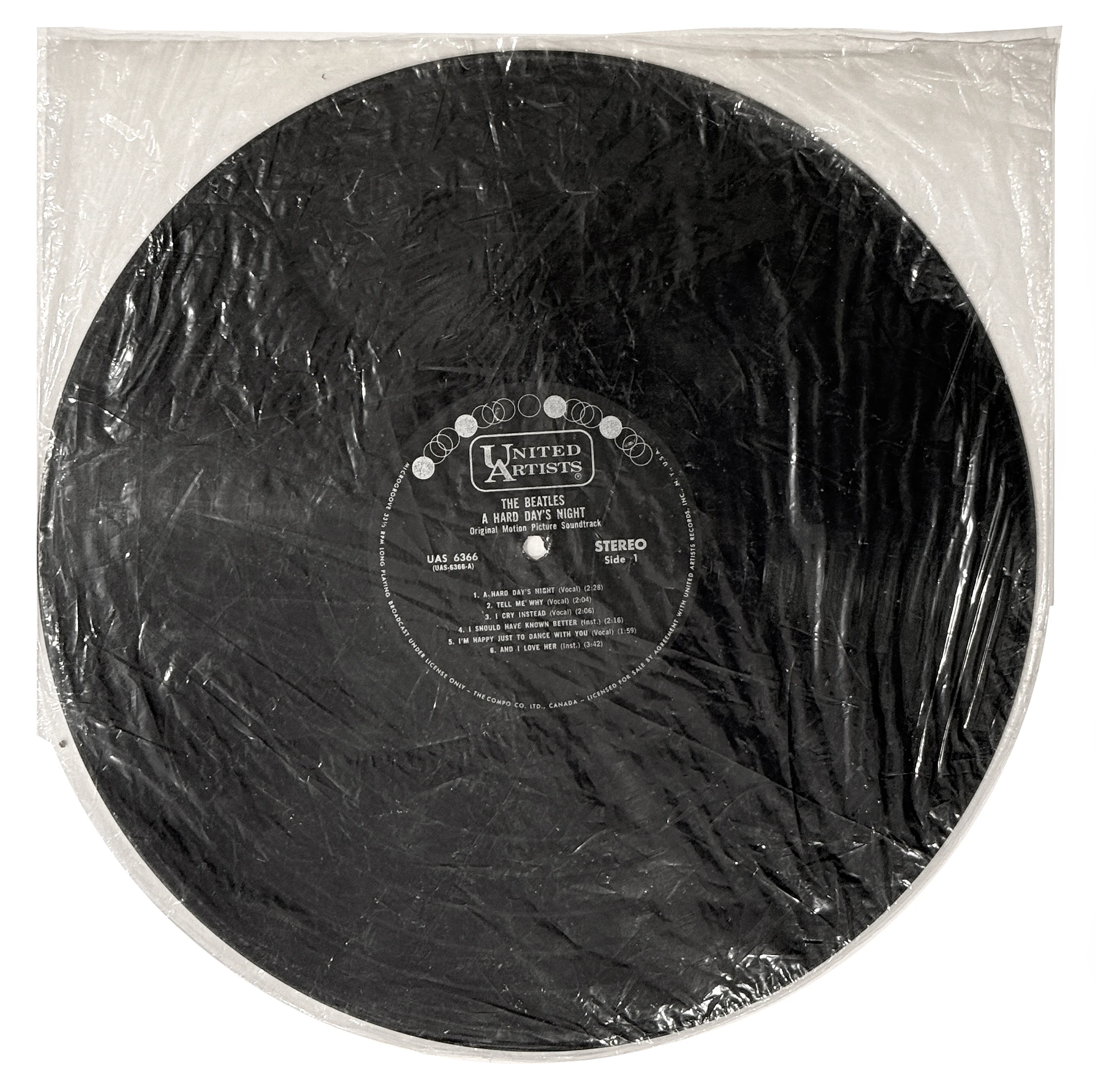 A Hard Day's Night (US Format), LP.6366.UA1.5