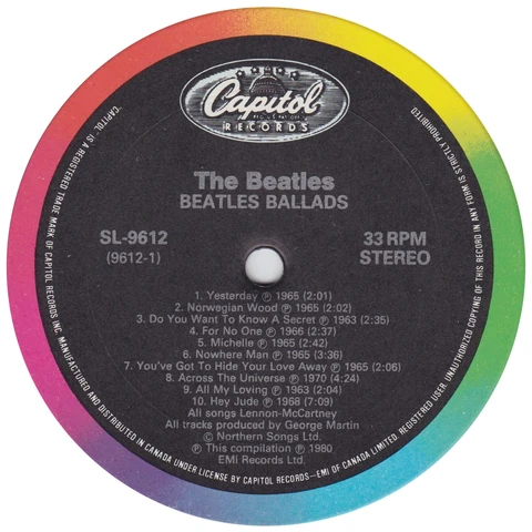 LP.9612.13.1, Retro Rainbow Columbia