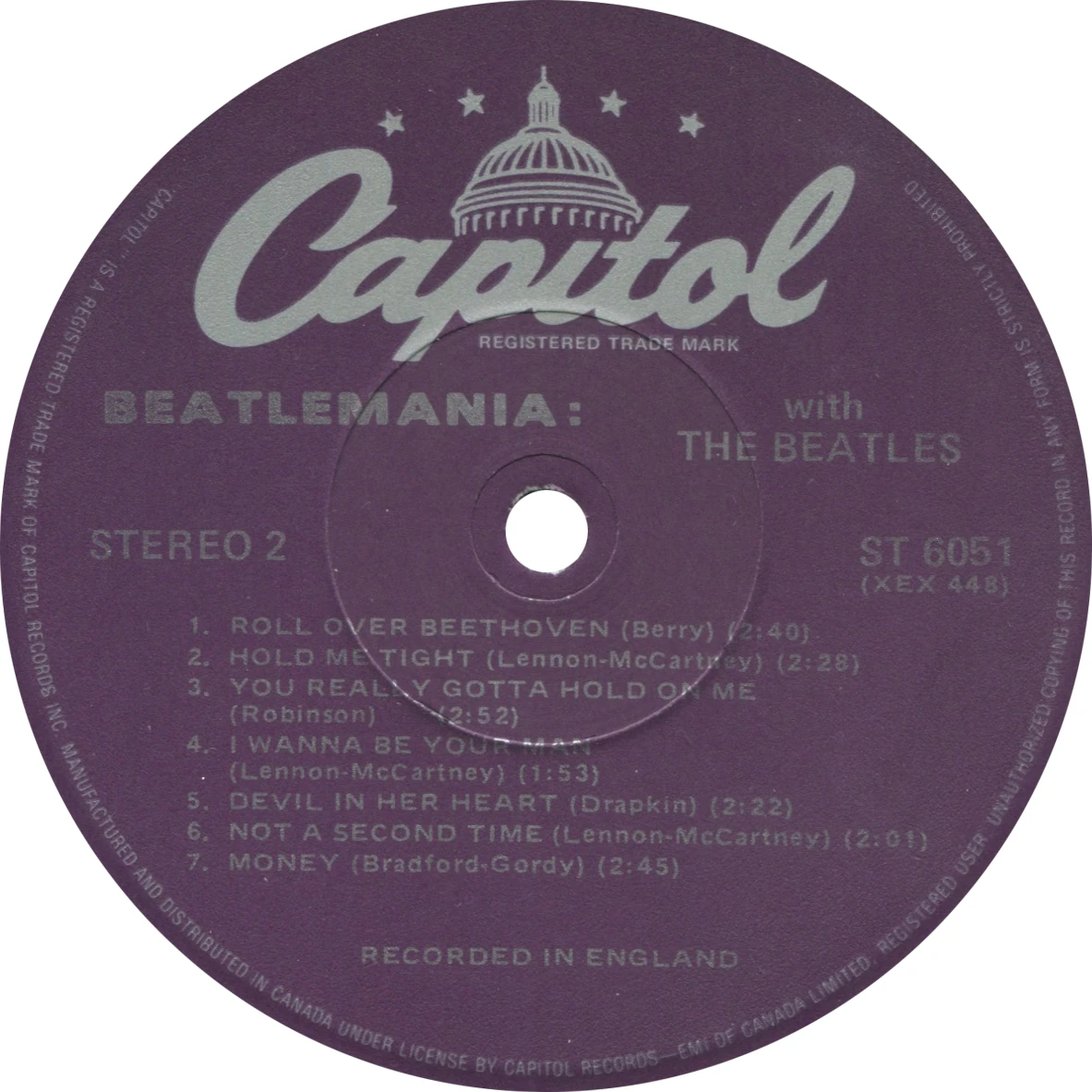 Beatlemania! With The Beatles, LP.6051.11.1