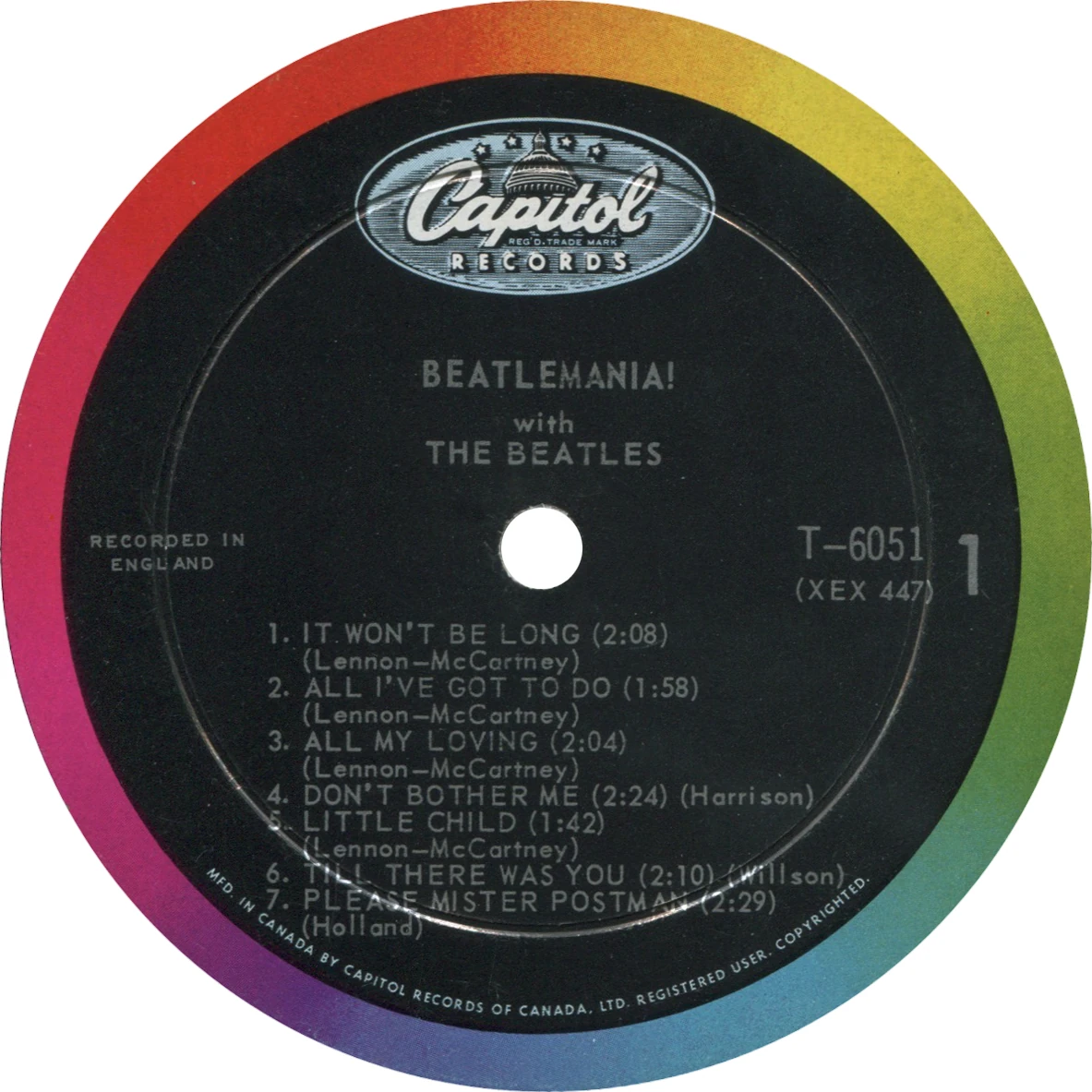 Beatlemania! With The Beatles, LP.6051.1.2