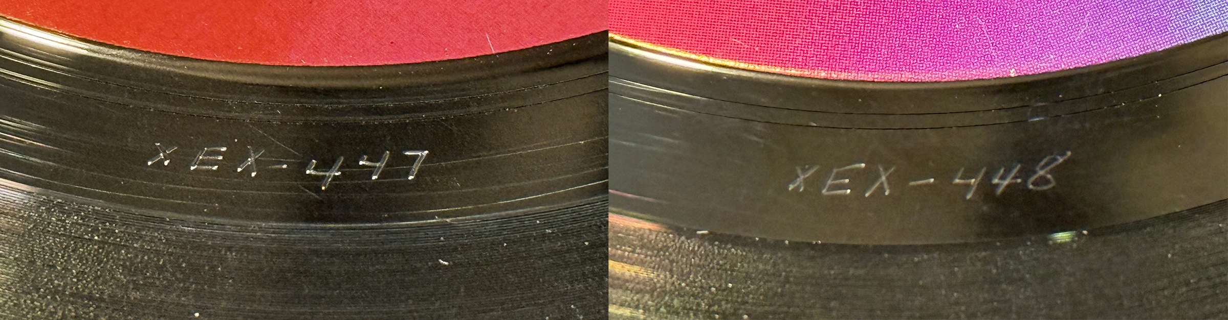 Something New, LP.2108.1.3, matrix stamp detail