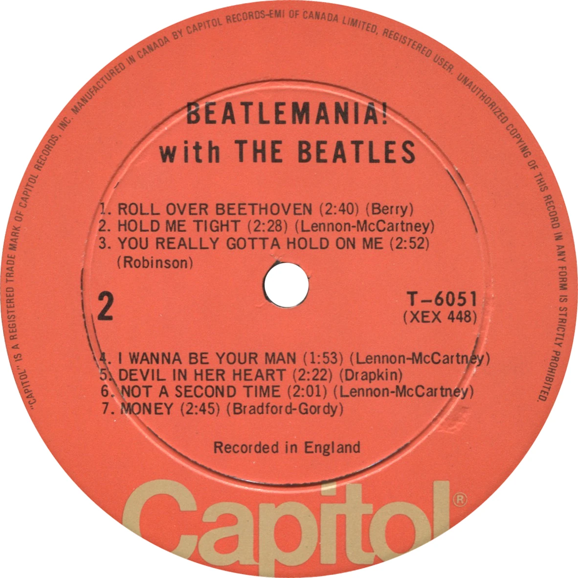 Beatlemania! With The Beatles, LP.6051.7.2