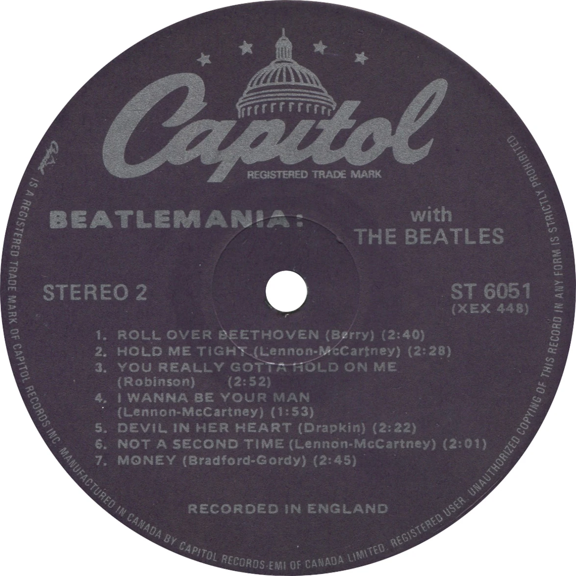 Beatlemania! With The Beatles, LP.6051.9.1