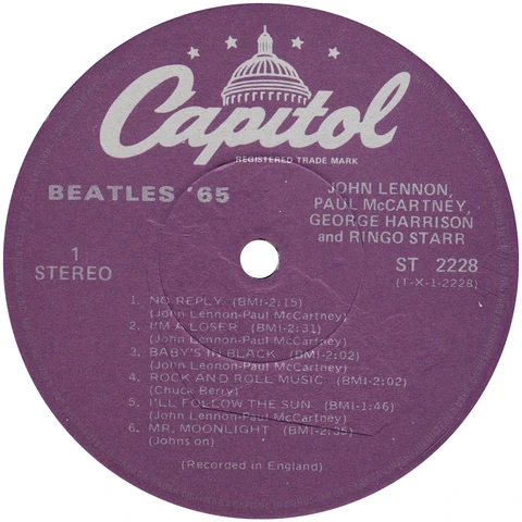 LP.2228.11.1, Purple 3rd gen. (Capitol)