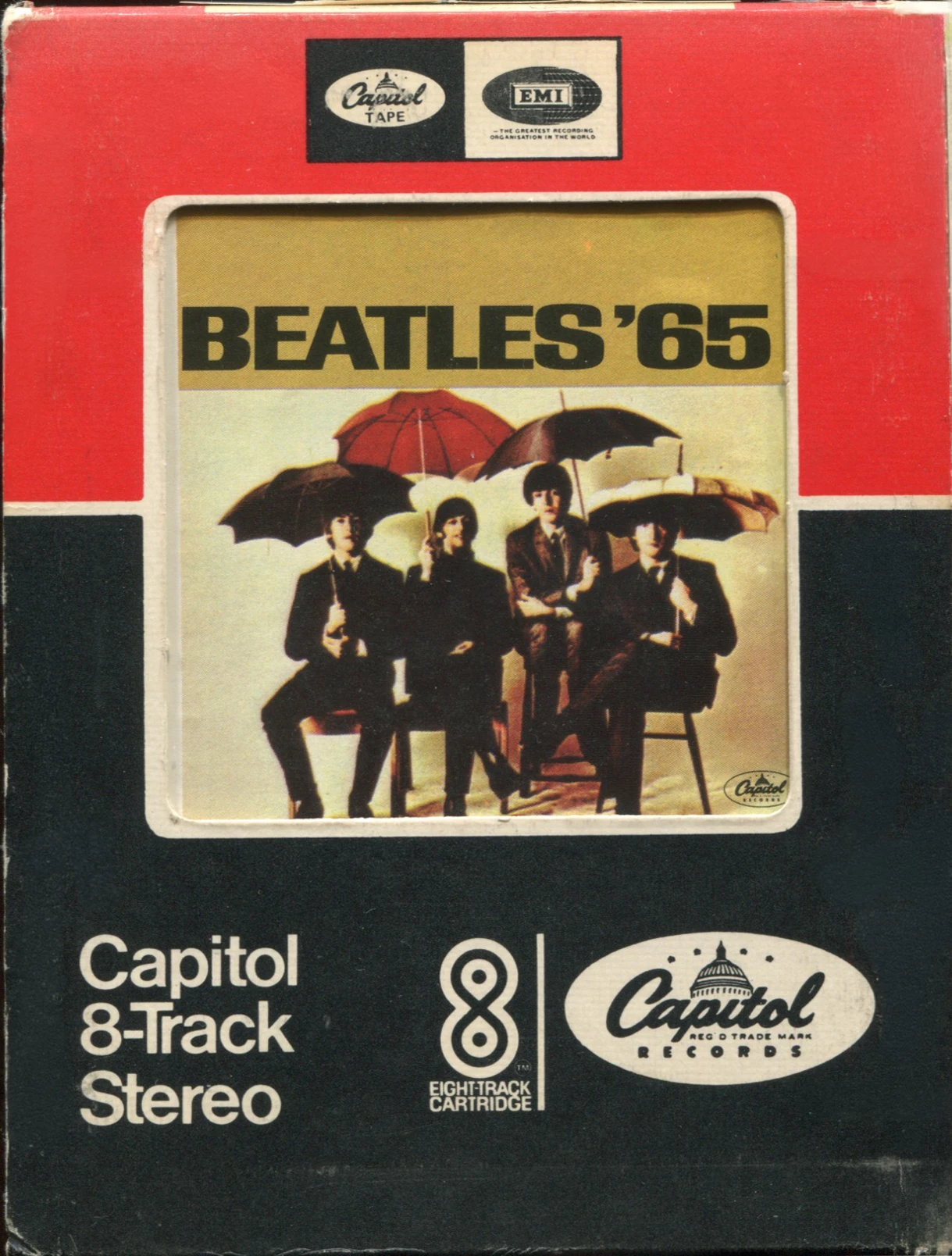Beatles'65, 8T.2228.1.1, red and black slip case, front