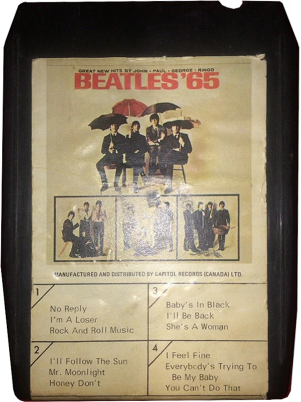 Beatles'65, 8T.2228.2B.1, black Datapack shell with white slick