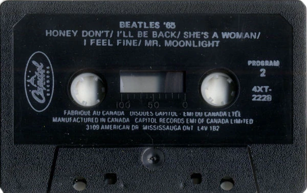 Beatles'65, K7.2228.3A.3, black shell, programme 2