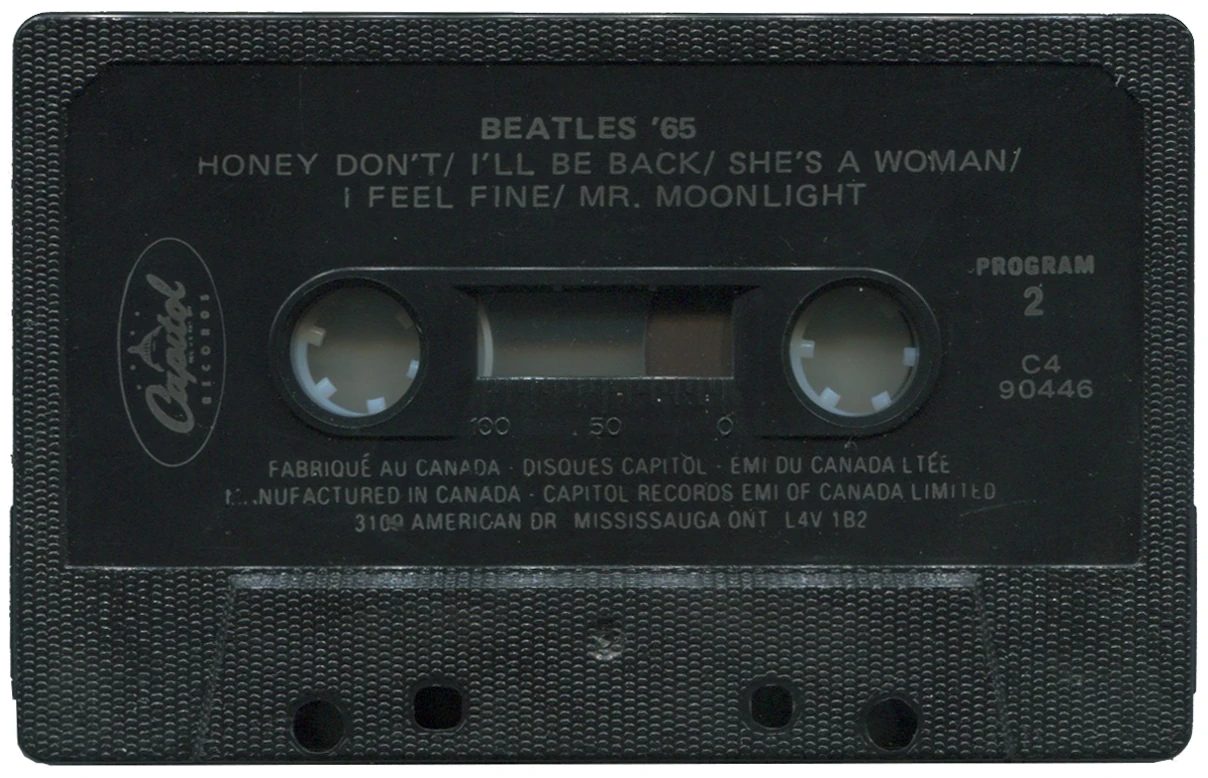 Beatles'65, K7.2228.7B.1, black shell, programme 2, C4 90446