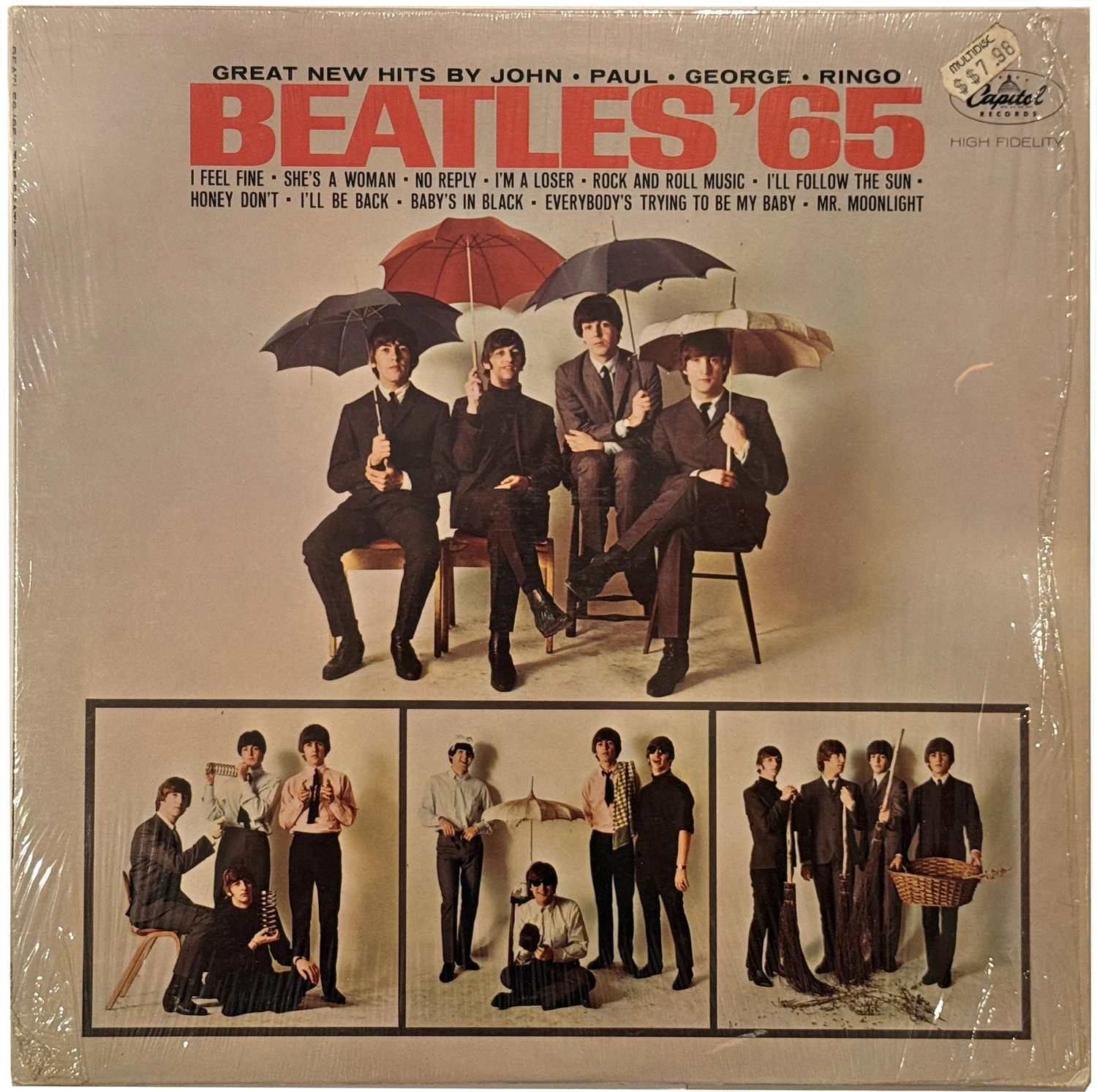 Beatles'65, LP.2228.10.1, front cover