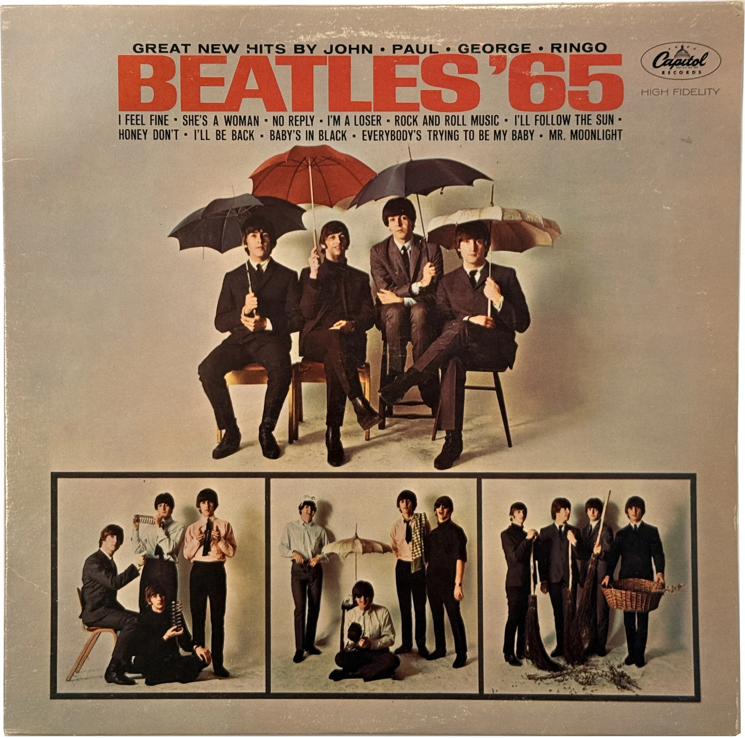 Beatles'65, LP.2228.11.1, front cover