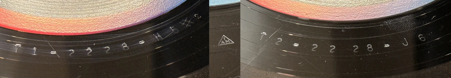 Beatles'65, LP.2228.1.1, matrix stamp detail