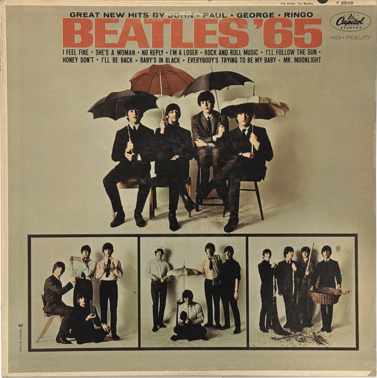 Beatles'65, LP.2228.1.1, front cover