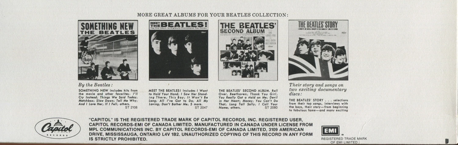 Beatles'65, LP.2228.13.1, back cover detail, legal line with dome logo