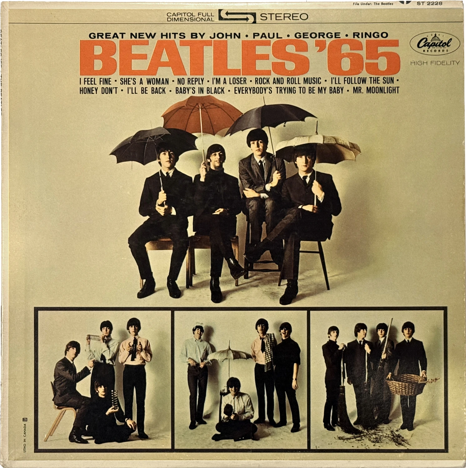 Beatles'65, LP.2228.1.3, front cover