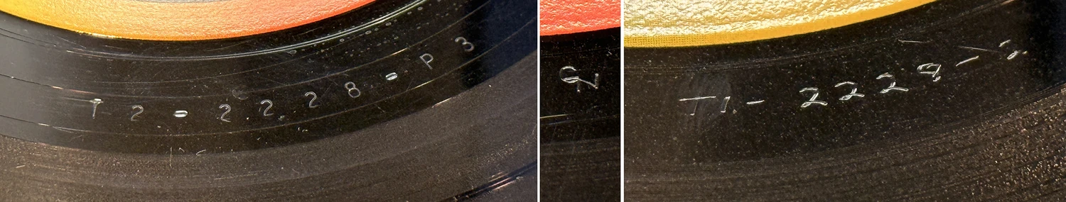 Beatles'65, LP.2228.1.4, hybrid copy, matrix stamp detail