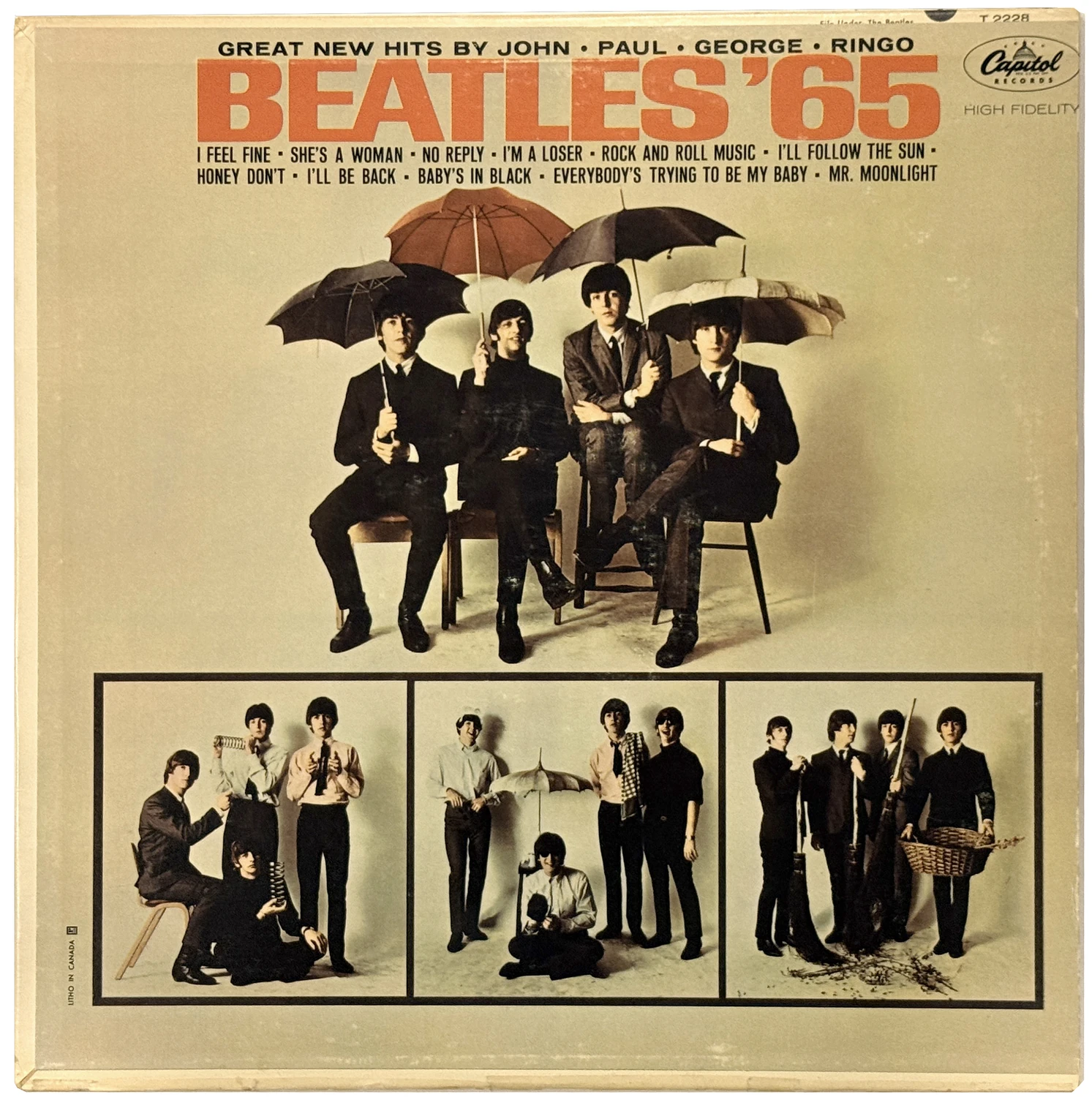 Beatles'65, LP.2228.2.2, front cover