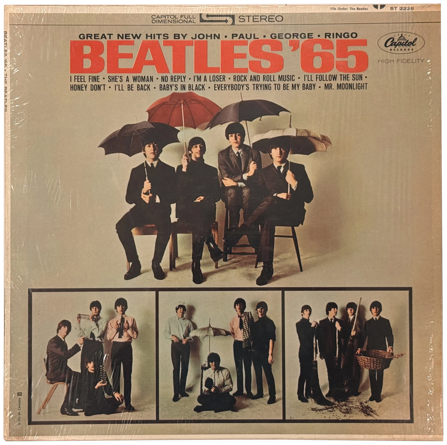Beatles'65, LP.2228.2.4, shrink-wrap photo (sealed front cover)