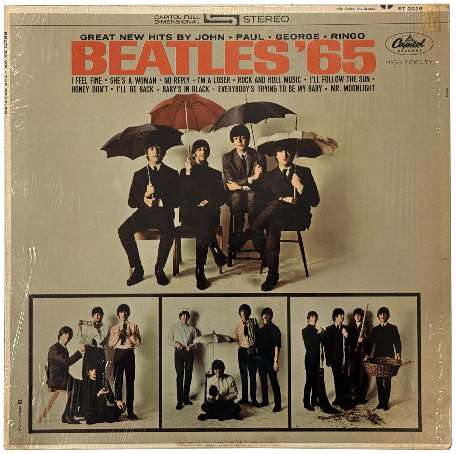 Beatles'65, LP.2228.2.5, front cover
