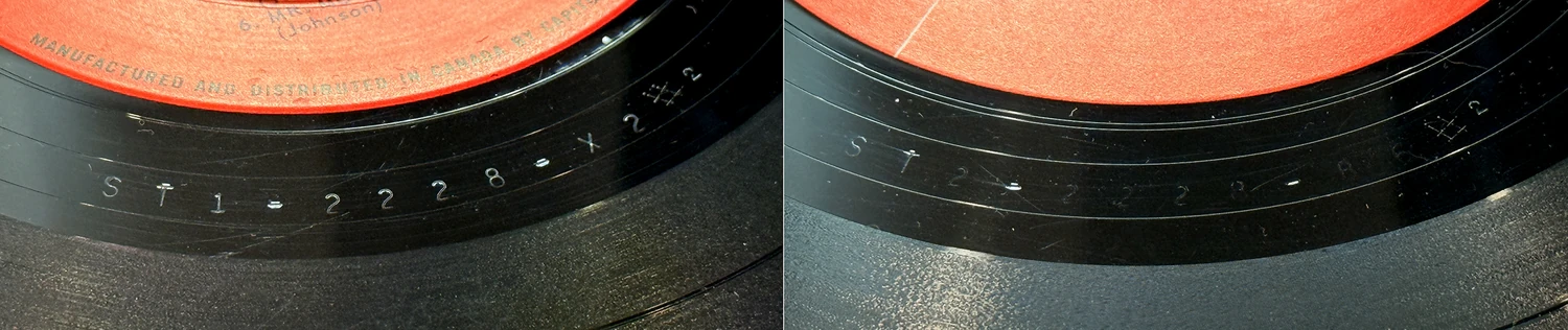 Beatles'65, LP.2228.5.1, matrix stamp detail