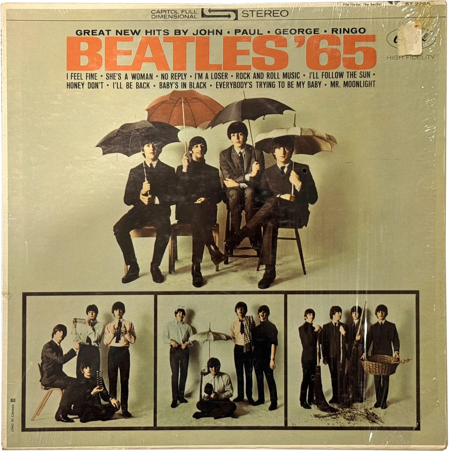 Beatles'65, LP.2228.5.1, front cover