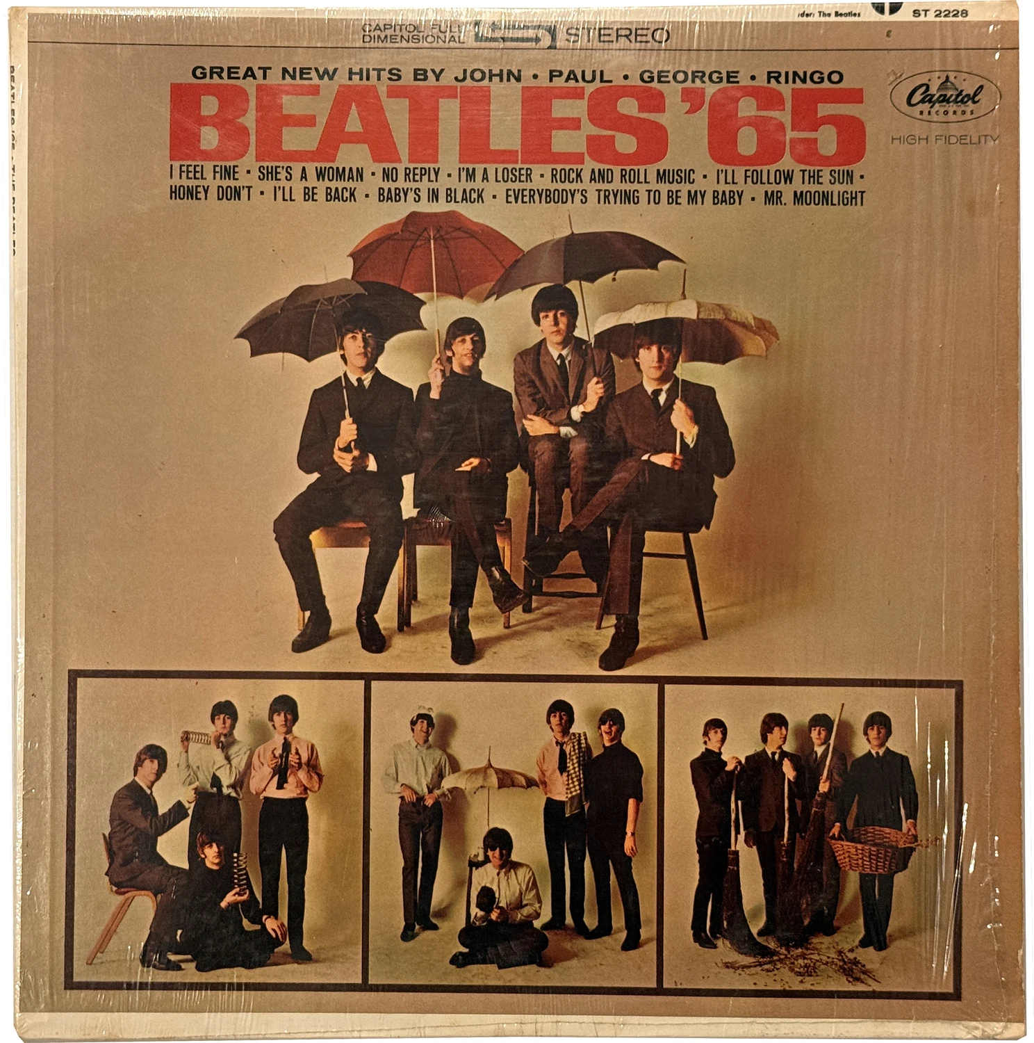 Beatles'65, LP.2228.6.2, front cover in shrink wrap
