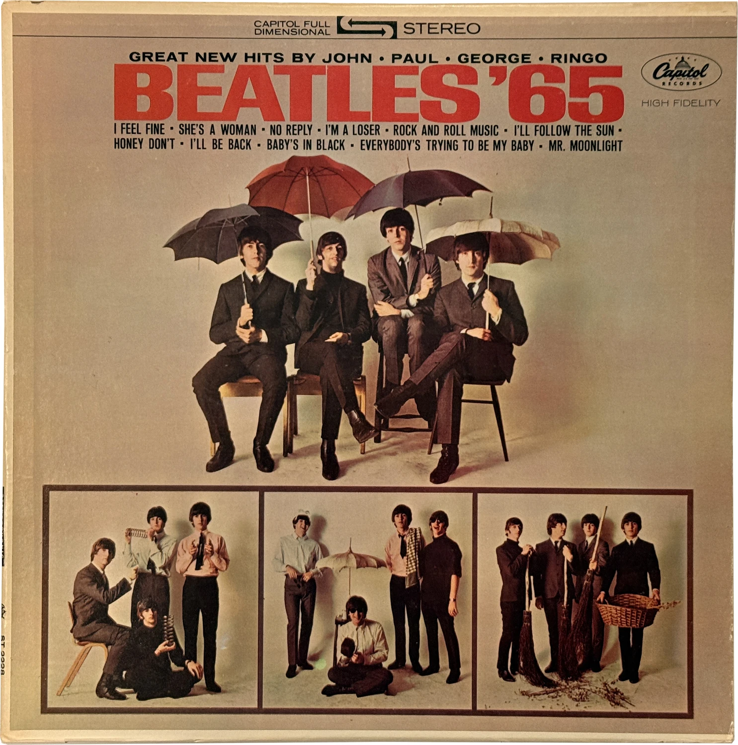Beatles'65, LP.2228.6.2, front cover, second copy