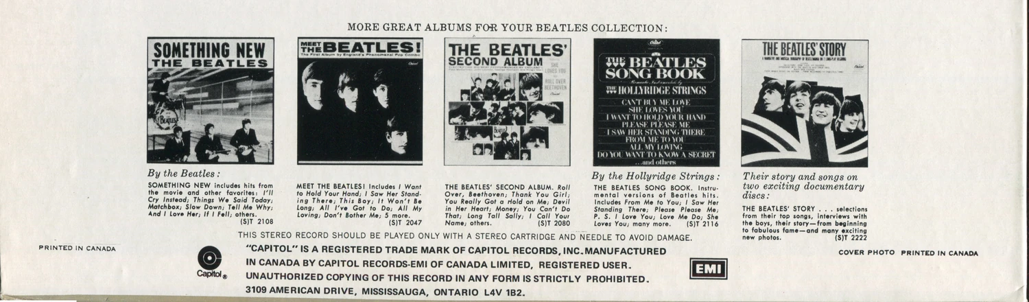 Beatles'65, LP.2228.7.2, back cover detail, legal line