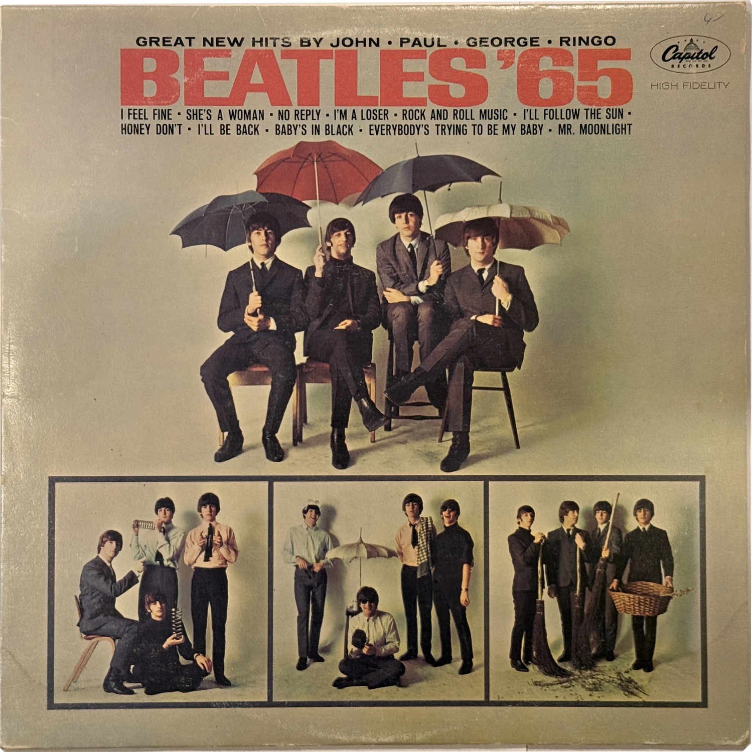 Beatles'65, LP.2228.9.1, front cover