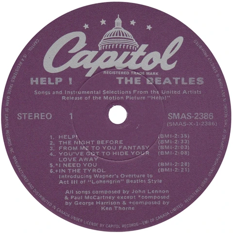 LP.2386.11.1, Purple 3rd gen. (Capitol)