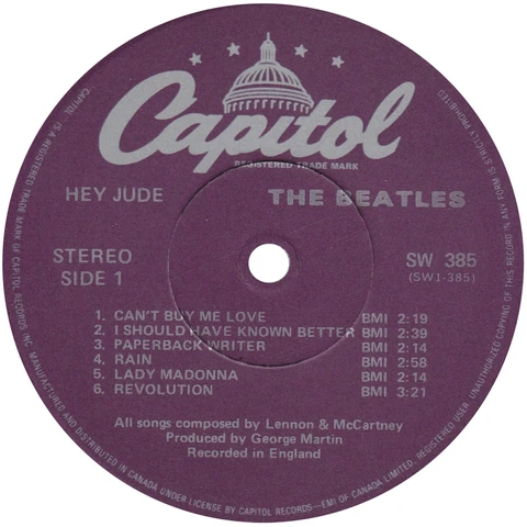 LP.APP385.11.1, Purple 3rd Gen. (Capitol)