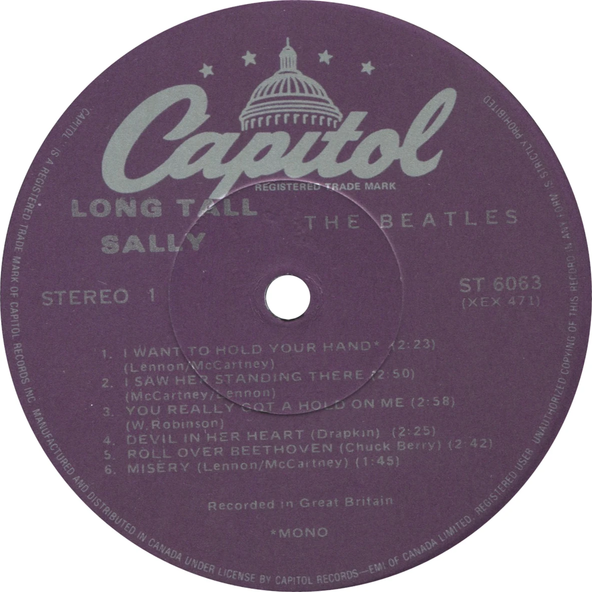 Long Tall Sally, LP.6063.11.1