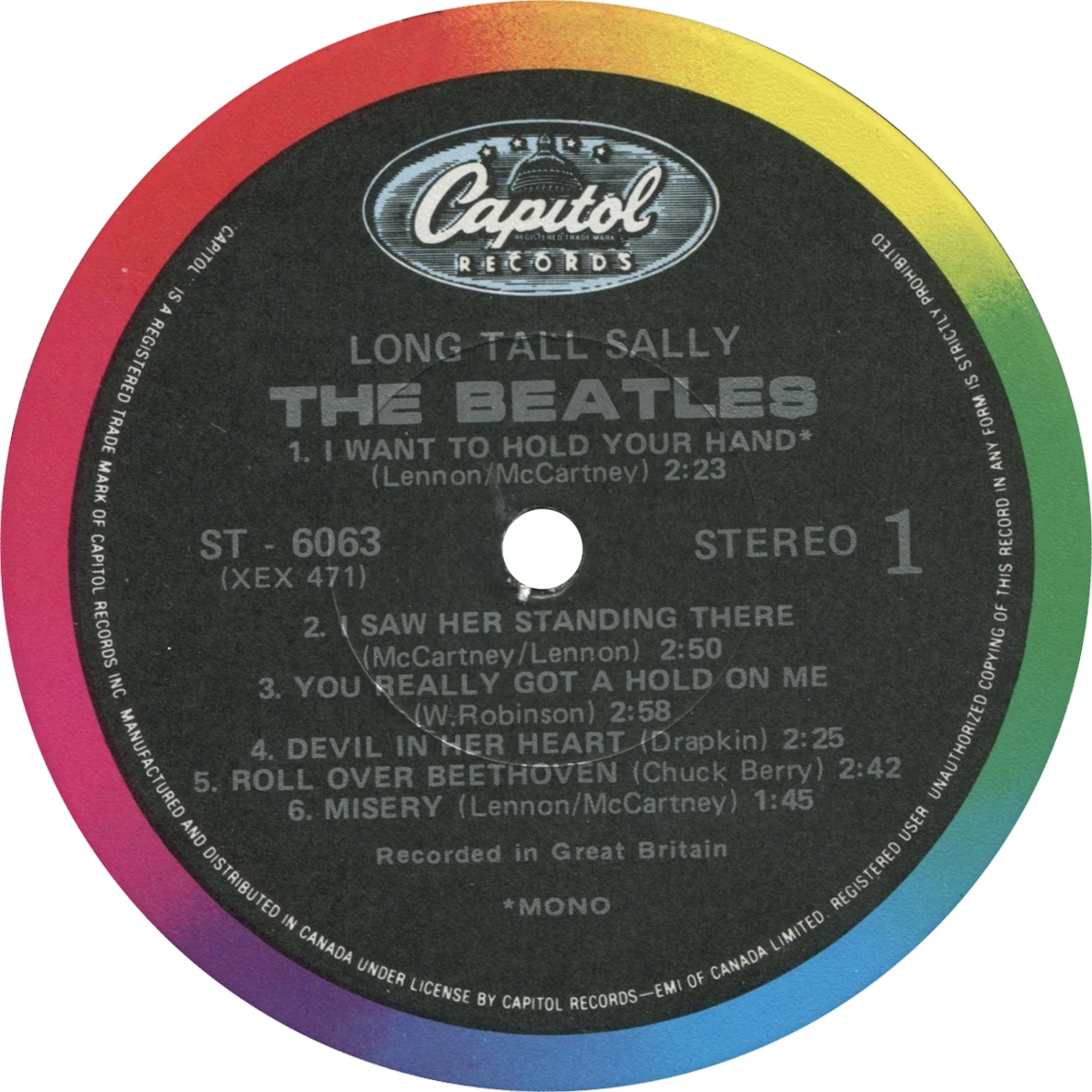 Long Tall Sally, LP.6063.12.1