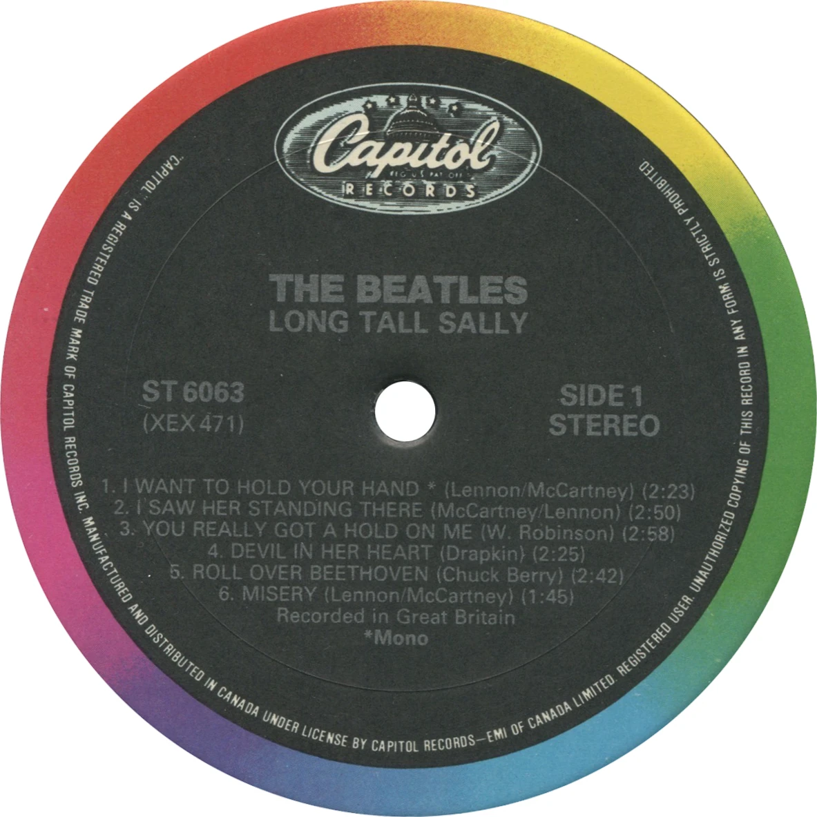 Long Tall Sally, LP.6063.13.1
