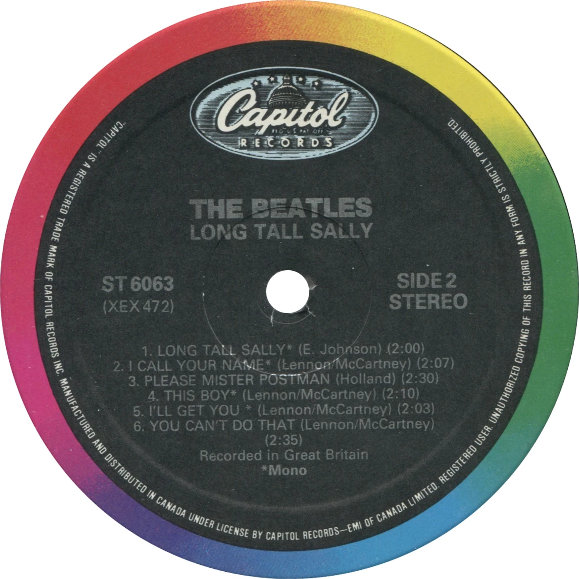 Long Tall Sally, LP.6063.14.1