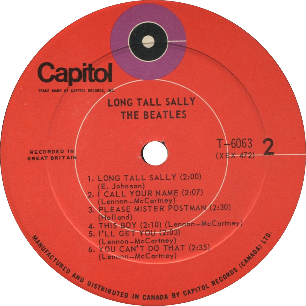 Long Tall Sally, LP.6063.5.1