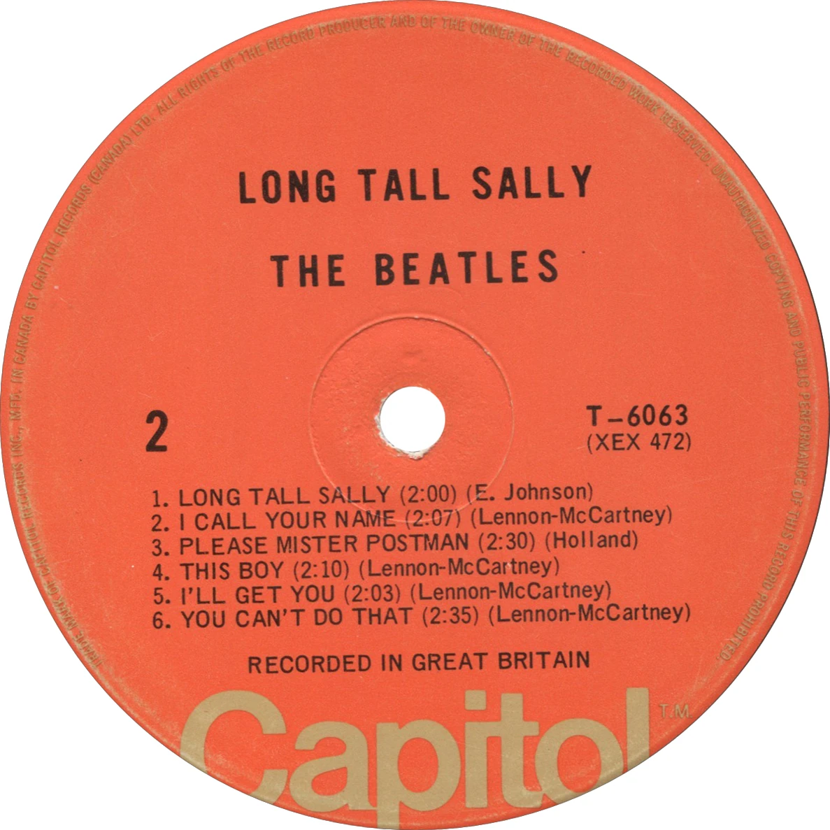 Long Tall Sally, LP.6063.6.1