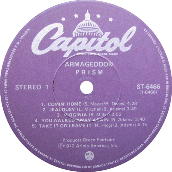 Long Tall Sally, LP.6063.XP.1