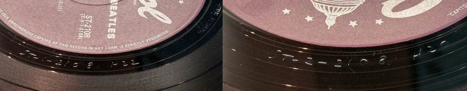 Something New, LP.2108.10.1, matrix stamp detail