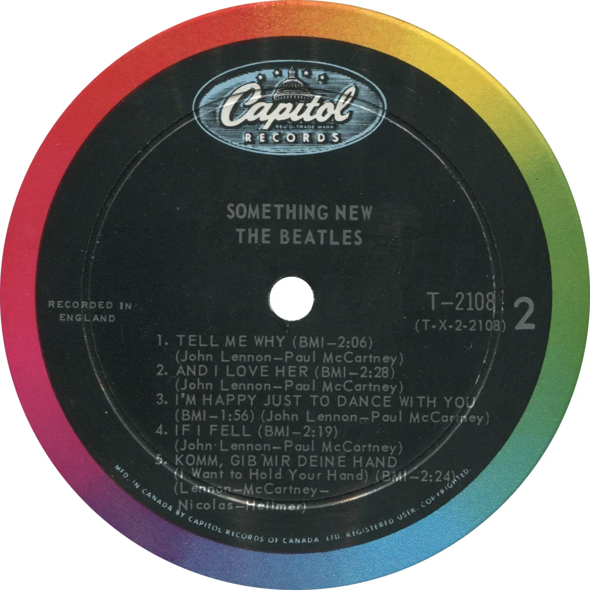 Something New, LP.2108.1.3, étiquette B
