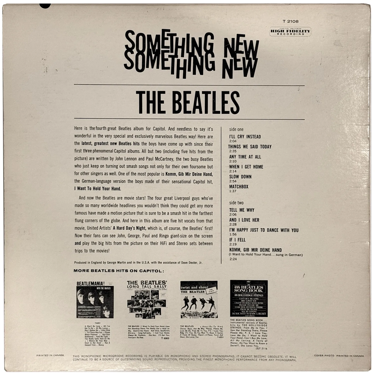 Something New, LP.2108.1.1, étiquette B
