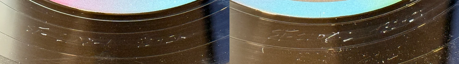 Something New, LP.2108.13.1, matrix stamp detail