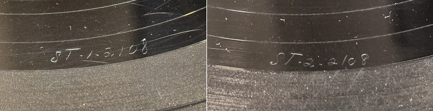 Something New, LP.2108.2.4, matrix stamp detail