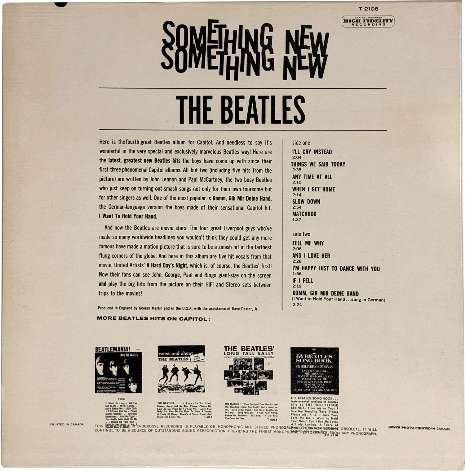 Something New, LP.2108.6.3, back cover