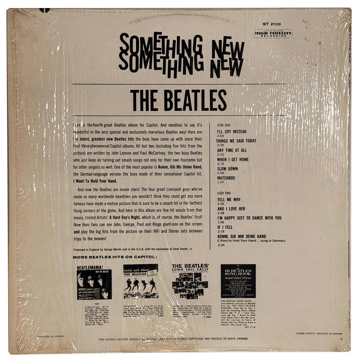 Something New, LP.2108.7.4, back cover in shrink wrap