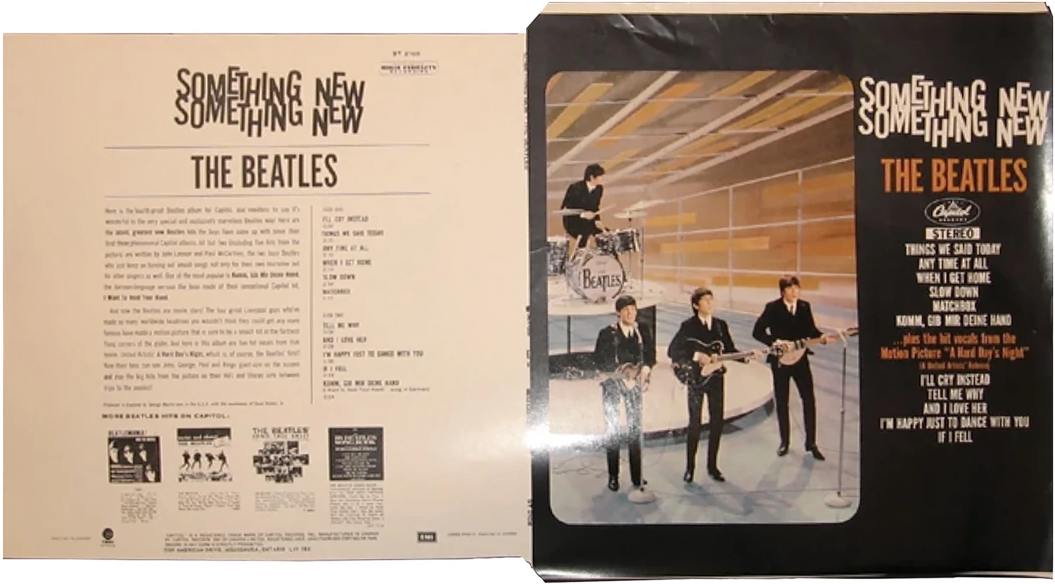 Something New, LP.2108.8.1, unfolded wrap-around slick
