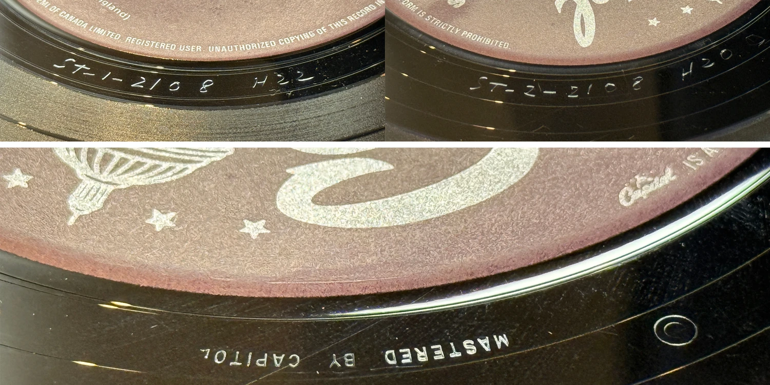Something New, LP.2108.9.1, matrix stamp detail