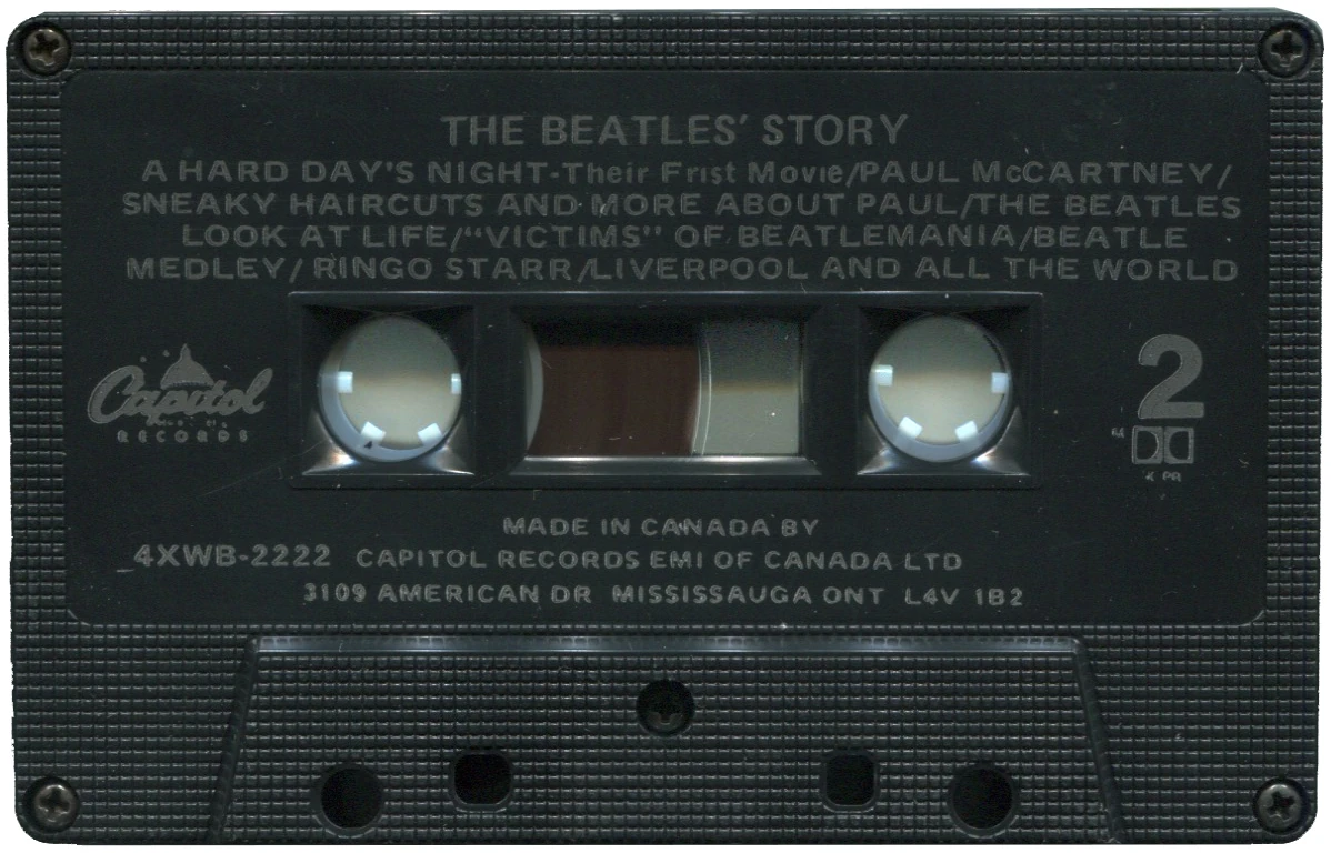The Beatles' Story, K7.2222.6.1, cartouche noire, programme 2