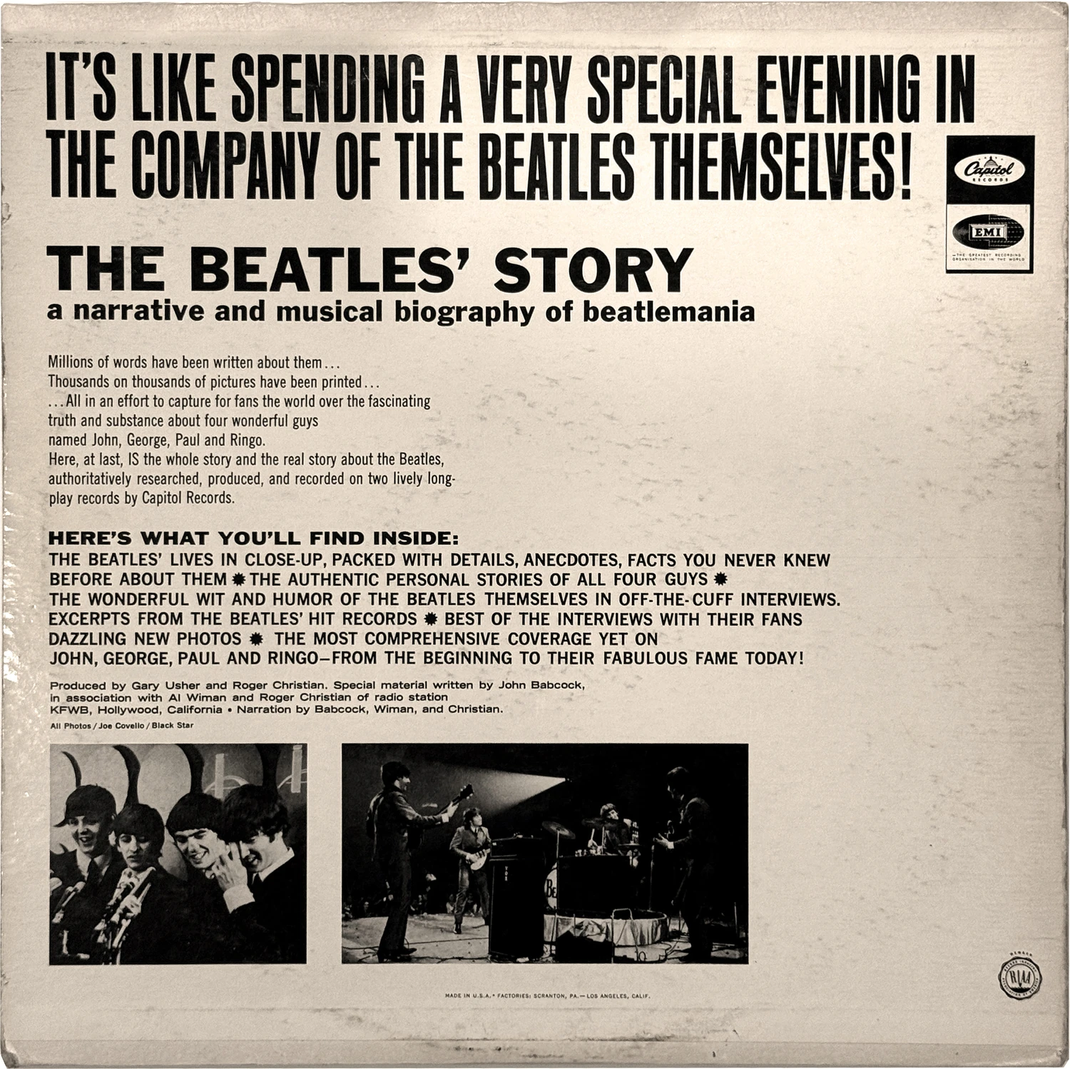 The Beatles' Story, LP.2222.1.1, back cover